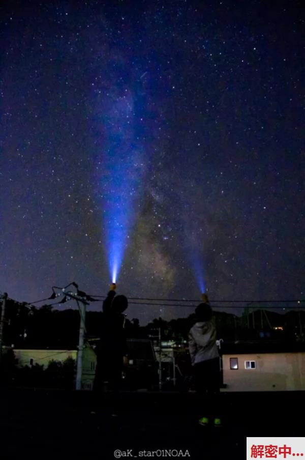 北海道地震俾295万户停电 群众无意拍到华丽星